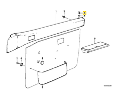 Originalus BMW E23 E24 E28 kupė sedano sandarinimo akluoju kištuku D=18MM OEM 51411889492