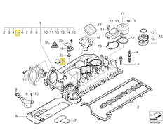 Originalus BMW E38 E39 E46 E53 E60 E61 uždarymo aklųjų kištukas D=18MM OEM 11122247705
