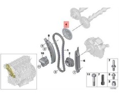 Originalus BMW E60 E60N E61 E61N E63N E64N E65 alkūninio veleno pavarų ratas OEM 11317790599
