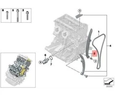 Originalus BMW I01 Mega City Vehicle Guide rail OEM 11318524835