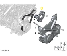Originalus BMW I12 kupė mechaninis diržo įtempėjas OEM 11287634197