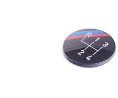 Originalus BMW M Technic 4-pavarų perjungimo svirties rankena ženklelis OEM 25111220953
