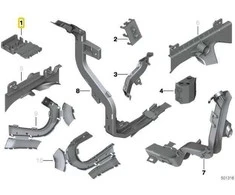 Originalus BMW Plug-In kabelio jungties laikiklio laidų komplektas 61139252800