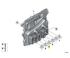 Originalus BMW X1 X3 X5 X6 E70 E71 E82 E84 E88 Lizdo korpusas 48-pin 12527577868