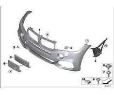 Originalus BMW X5 F15 dangtelio purkštukas paruoštas O/S 51118059938