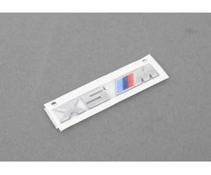 Originalus BMW X5M F85 radiatoriaus inksto grotelių M emblema kairėje OEM 51138063149