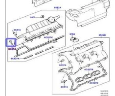 ORIGINALUS LAND ROVER VENTILIO KAPOTĖLIO VARŽTAS RANGE ROVER LR4 SPORT VELAR NAUJAS LR011350