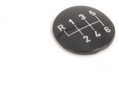 ORIGINALUS OEM BMW E31 E34 E38 6-Pavarų Perjungimo Svirties Rankena Emblema OEM 25111221622