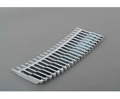 ORIGINALUS OEM BMW E9 kupė variklio dangčio grotelės ventiliacijos chromuota grotelė dešinė 51131827282