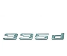 ORIGINALUS OEM BMW E91 Bagažo dangčio chromuotas 335d emblema ženklelis logotipas 51147164517