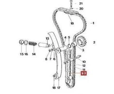 ORIGINALUS OEM BMW M1 E26 Kupė Slankiojančio Bėgelio 11311304109 11 31 1 304 109