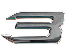 ORIGINALUS OEM BMW Z3 Roadster Bagažo Dangčio 3 Emblema Ženklelis Logotipas 51148399310
