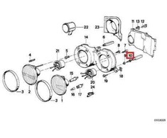 ORIGINALUS OEM Taikymo Reguliavimo Varžtas Mygtukas BMW 3-Serija E30 63121370857