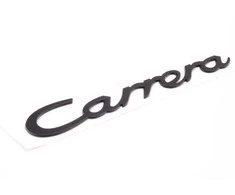 Originalus Porsche 911 964 84-94 Juodas Carrera Dangčio Rašmenų Emblema Ženklelis Logotipas