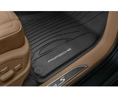 Originalus PORSCHE Macan 2018>> RHD 1 rinkinys guminių juodų kilimėlių 95B044802421E0