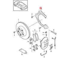 Originalus PORSCHE Panamera 970 Kairysis dangtelis 97035280101