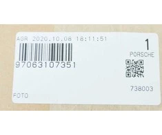 Originalus PORSCHE Panamera 970 Montavimas Kairiajai Pagrindinei Žibintų Lempa 97063107351