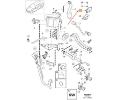Originalus VOLVO S60 II kuro siurblys 31418468