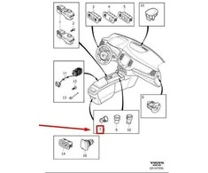 Originalus "Volvo S60 MK2" lizdas 31346792