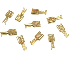 Orno Konektor Neizoliuota jungtis, maksimalus skerspjūvis 2,5 mm², plotis: 6,3 mm, 10 vnt. lizdinėje pakuotėje.