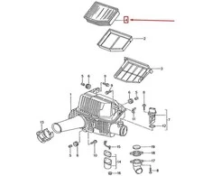 Oro filtras Mahle-Knecht Porsche Boxster 97 1998 1999 2000 2001 2002 2003 04