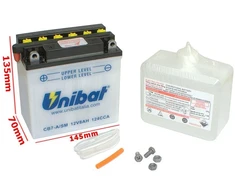 Other AKUMULIATORIUS UNIBAT CB7-A L+ 8Ah