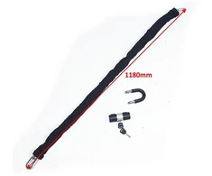 Other Apsauginė grandinėlė/pakabinama spyna 1,2 m OXF-332, ilgis 10 cm * 10 cm * 1,2 m OX