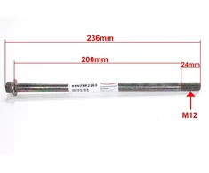 Other AŠIS M12x236mm BENZER BARTON STREET ZIPP GY6