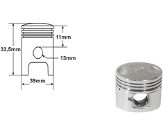 Other CILINDRAS KYMCO AGILITY/CITY/SUPER 8/FILLY 50 39mm 4T PIN 13mm TAIWAN