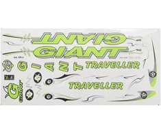 Other Dviračio lipdukas „GIANT TRAVELLER“ žalias, 335x160 mm
