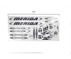 Other Dviračio lipdukas MERIDA juodai pilkas 330x160mm