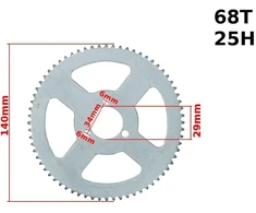 Other Galinio žvaigzdutės kišenė 25H 68Z 29mm BRI