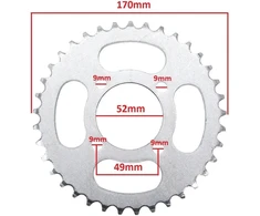 Other GALINIS ŽVAIGŽDUTIS 420-43z 52mm ATV CROSS 110/125 BRI
