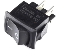 Other ĮJUNGIMO-IŠJUNGIMO JUNGIKLIS 3A 250VAC MRS-201-3C3