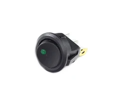Other ĮJUNGIMO-IŠJUNGIMO JUNGIKLIS SMRS101-6LDR 1A 250V APVALI ŽALIA LED