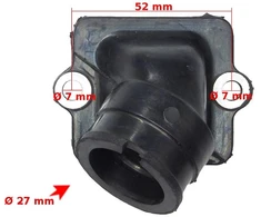 Other KARBIURATORIAUS JUNGTIS PIAGGIO SKIPPER HEXAGON 125 GILERA RUNNER TYPHOON 125-180 2T ROB