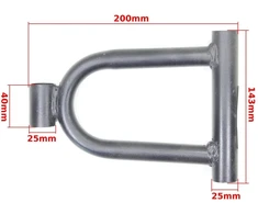 Other KETURRAČIO SŪKURINĖ SVIRTIS 110/125 VIRŠUTINIS RATAS 6'' . 7 HB