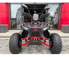 Other KETURRATLANKIS ATV 125 SEEYA PAROON P6 JUODA-RAUDONA 1+1 PAVARA 8" ALIUMINIO RATLANKIAI
