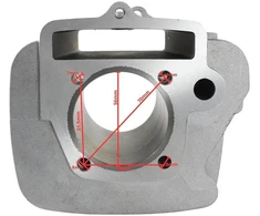 Other KRYŽMINIS CILINDRAS YX140 56mm APOLLO KAYO ZIPP 1P56FMJ