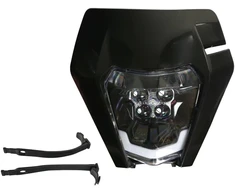 Other KTM EXC CROSS LED PRIEKINIS ŽIBINTAS SU JUODU APKLIJU