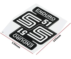 Other LIPDUKAS SIMSON S51 ENDURO SIDABRINIS RINKINYS. CAT-E
