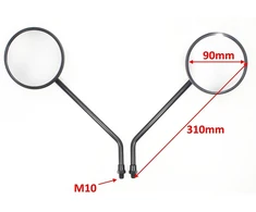 Other MOTOCIKLO VEIDRODĖLIAI MOTOROLERIUI M10 Juodas OXF-14070 E4