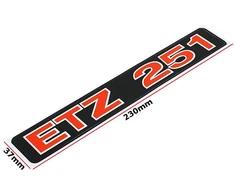 Other MZ ETZ 251 RAUDONAS LIPDUKAS