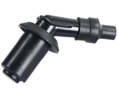 Other Plastikinis žvakės vamzdelis, 120° kampas, juodas