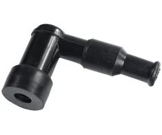 Other Plastikinis žvakės vamzdelis, 90° kampas, juodas, 01A