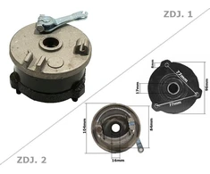 Other Priekinis stebulė ATV 110/125 3 varžtai kairė