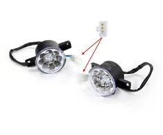 Other Priekinis žibintas ATV 125 LED apvalus komplektas FUXIN WB