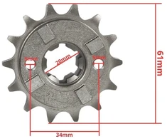 Other PRIEKINIS ŽVAIGŽTIS 428-14z CFMOTO 150 NK CHOHO
