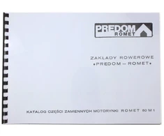 Other ROMET MOTORYNKA 50-M-1 ATSARGINIŲ DALIŲ KATALOGAS
