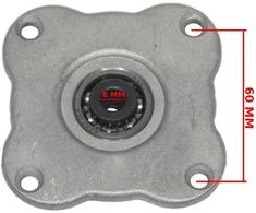 Other Sankabos dangtelis ATV 110/125 rankinis TZ horizontalus variklis su žymėjimais 139FMB, 147FMD, 152FMH, 154FMI randamas kiniškuose keturračiuose, gatvės motocikluose, krosuose, čioperuose